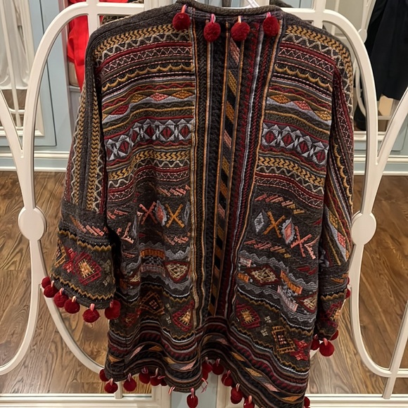 Johnny Was Zola cardigan jacket small READ - Picture 4 of 7